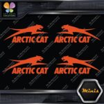 Compatible Arctic Cat Jumping Logo Pack of 4 MINI SIZE Decals Stickers Vinyl - Image 8