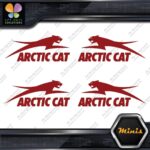 Compatible Arctic Cat Jumping Logo Pack of 4 MINI SIZE Decals Stickers Vinyl - Image 10