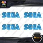 Compatible SEGA Simple Name Emblem Pack of 4 MINI SIZE Decals Stickers Vinyl - Image 11