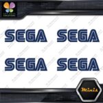 Compatible SEGA Simple Name Emblem Pack of 4 MINI SIZE Decals Stickers Vinyl - Image 12