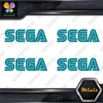 Compatible SEGA Simple Name Emblem Pack of 4 MINI SIZE Decals Stickers Vinyl - Image 13