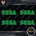Compatible SEGA Simple Name Emblem Pack of 4 MINI SIZE Decals Stickers Vinyl - Image 14
