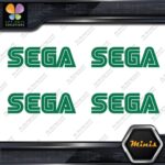 Compatible SEGA Simple Name Emblem Pack of 4 MINI SIZE Decals Stickers Vinyl - Image 15