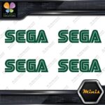 Compatible SEGA Simple Name Emblem Pack of 4 MINI SIZE Decals Stickers Vinyl - Image 16