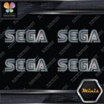 Compatible SEGA Simple Name Emblem Pack of 4 MINI SIZE Decals Stickers Vinyl - Image 18