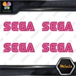 Compatible SEGA Simple Name Emblem Pack of 4 MINI SIZE Decals Stickers Vinyl - Image 20