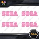 Compatible SEGA Simple Name Emblem Pack of 4 MINI SIZE Decals Stickers Vinyl - Image 21