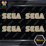 Compatible SEGA Simple Name Emblem Pack of 4 MINI SIZE Decals Stickers Vinyl - Image 23