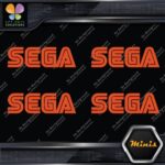Compatible SEGA Simple Name Emblem Pack of 4 MINI SIZE Decals Stickers Vinyl - Image 8