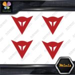 Compatible Dainese Motocycles Emblem Pack of 4 MINI SIZE Decals Stickers Vinyl