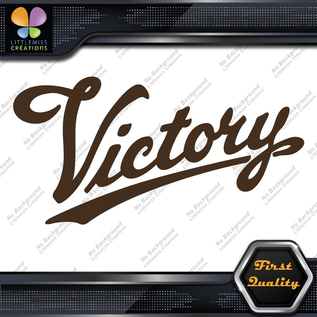 Compatible Victory Motorcycles Vintage Bikes Emblem Logo Decals Stickers Vinyl - Image 24