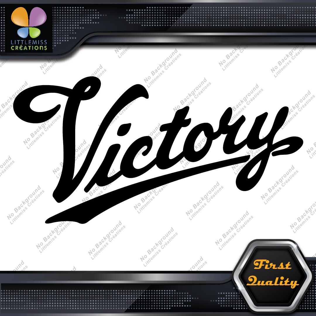 Compatible Victory Motorcycles Vintage Bikes Emblem Logo Decals Stickers Vinyl - Image 1