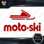 Compatible with Moto-Ski Top Buggy Logo Vintage Snowmobile Vinyl Decals Stickers - Image 11