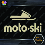 Compatible with Moto-Ski Top Buggy Logo Vintage Snowmobile Vinyl Decals Stickers - Image 12