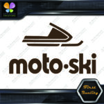 Compatible with Moto-Ski Top Buggy Logo Vintage Snowmobile Vinyl Decals Stickers - Image 13
