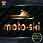 Compatible with Moto-Ski Top Buggy Logo Vintage Snowmobile Vinyl Decals Stickers - Image 16