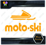 Compatible with Moto-Ski Top Buggy Logo Vintage Snowmobile Vinyl Decals Stickers - Image 18