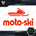 Compatible with Moto-Ski Top Buggy Logo Vintage Snowmobile Vinyl Decals Stickers - Image 3