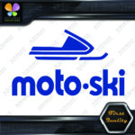 Compatible with Moto-Ski Top Buggy Logo Vintage Snowmobile Vinyl Decals Stickers - Image 4