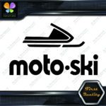 Compatible with Moto-Ski Top Buggy Logo Vintage Snowmobile Vinyl Decals Stickers - Image 5