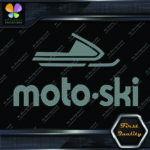 Compatible with Moto-Ski Top Buggy Logo Vintage Snowmobile Vinyl Decals Stickers - Image 6