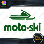 Compatible with Moto-Ski Top Buggy Logo Vintage Snowmobile Vinyl Decals Stickers - Image 7