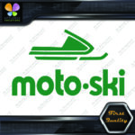 Compatible with Moto-Ski Top Buggy Logo Vintage Snowmobile Vinyl Decals Stickers - Image 8