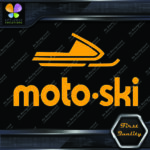 Compatible with Moto-Ski Top Buggy Logo Vintage Snowmobile Vinyl Decals Stickers - Image 9