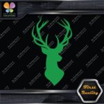 Deer Head Hunting Rack Antlers Stag Buck Male Bust Chest Decals Stickers Vinyl - Image 15