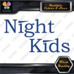 Night Kids Initial D JDM Racing Tuning Myogi Name Decals Stickers Vinyl - Image 11