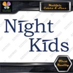 Night Kids Initial D JDM Racing Tuning Myogi Name Decals Stickers Vinyl - Image 12