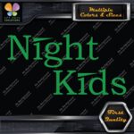 Night Kids Initial D JDM Racing Tuning Myogi Name Decals Stickers Vinyl - Image 14