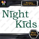 Night Kids Initial D JDM Racing Tuning Myogi Name Decals Stickers Vinyl - Image 16