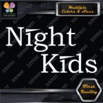 Night Kids Initial D JDM Racing Tuning Myogi Name Decals Stickers Vinyl