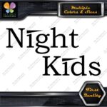 Night Kids Initial D JDM Racing Tuning Myogi Name Decals Stickers Vinyl - Image 3