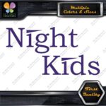 Night Kids Initial D JDM Racing Tuning Myogi Name Decals Stickers Vinyl - Image 22