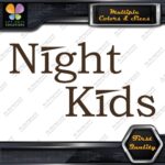 Night Kids Initial D JDM Racing Tuning Myogi Name Decals Stickers Vinyl - Image 24