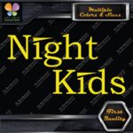 Night Kids Initial D JDM Racing Tuning Myogi Name Decals Stickers Vinyl - Image 5