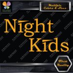 Night Kids Initial D JDM Racing Tuning Myogi Name Decals Stickers Vinyl - Image 6