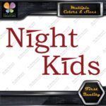 Night Kids Initial D JDM Racing Tuning Myogi Name Decals Stickers Vinyl - Image 9