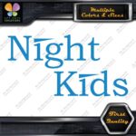 Night Kids Initial D JDM Racing Tuning Myogi Name Decals Stickers Vinyl - Image 10