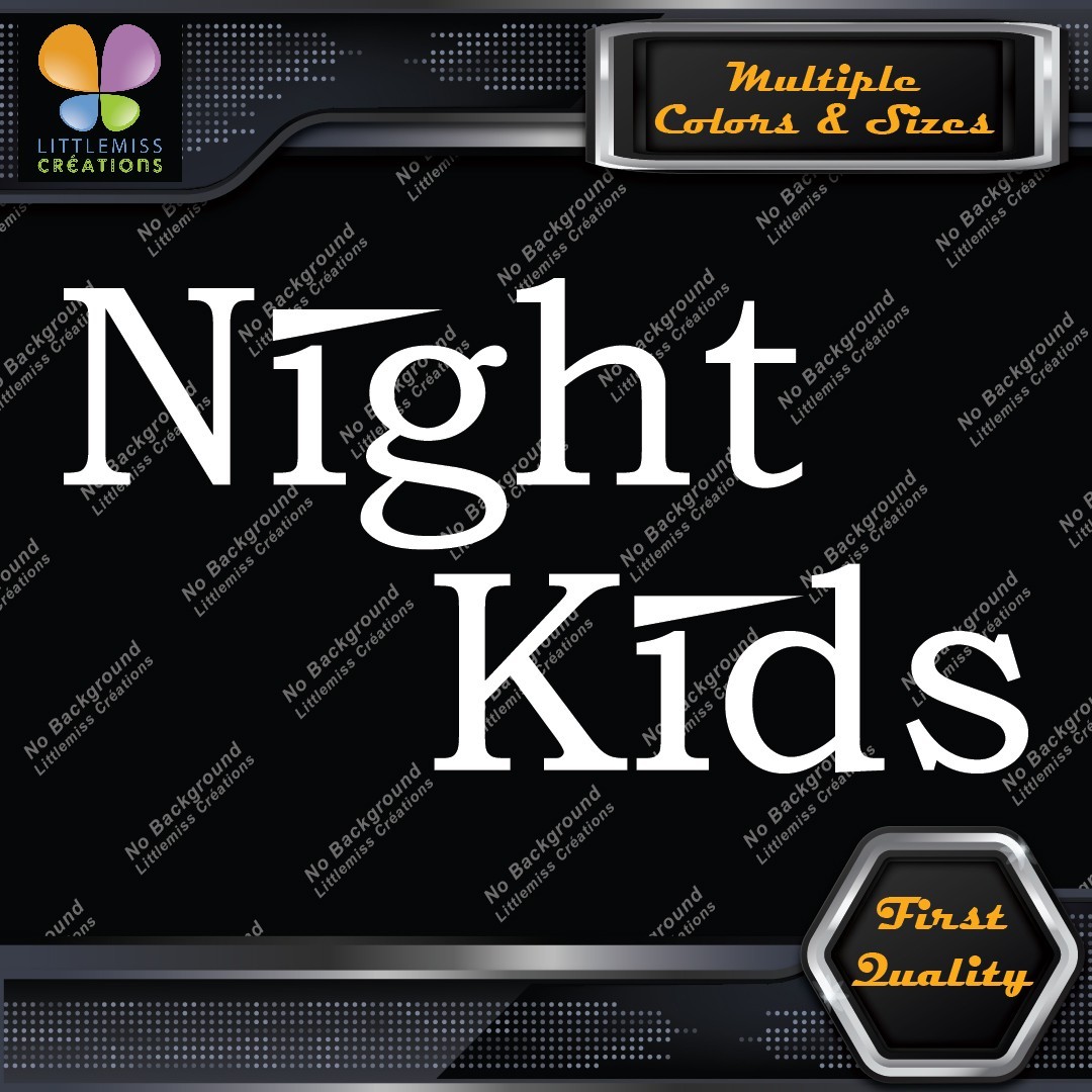 Night-Kids-Initial-D-JDM-Racing-Tuning-Myogi-Name-Decals-Stickers-Vinyl-277547173621 Night Kids Initial D JDM Racing Tuning Myogi Name Decals Stickers Vinyl - Image 1