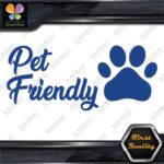 Pet Friendly Door Sign Message Stores Restaurants Shops Decals Stickers Vinyl - Image 12