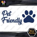 Pet Friendly Door Sign Message Stores Restaurants Shops Decals Stickers Vinyl - Image 13