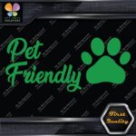 Pet Friendly Door Sign Message Stores Restaurants Shops Decals Stickers Vinyl - Image 15