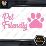 Pet Friendly Door Sign Message Stores Restaurants Shops Decals Stickers Vinyl - Image 21