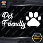 Pet Friendly Door Sign Message Stores Restaurants Shops Decals Stickers Vinyl - Image 4