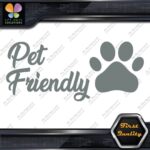 Pet Friendly Door Sign Message Stores Restaurants Shops Decals Stickers Vinyl - Image 6