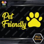 Pet Friendly Door Sign Message Stores Restaurants Shops Decals Stickers Vinyl - Image 7