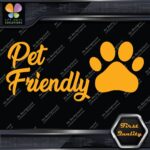 Pet Friendly Door Sign Message Stores Restaurants Shops Decals Stickers Vinyl - Image 8